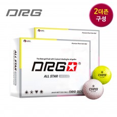 [2다즌 구성] ALL STAR 올 골퍼 플레이 soft & long 펄 컬러볼 24알 구성