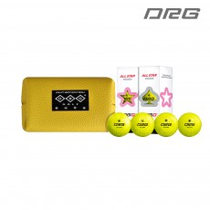 [파우치+골프공 구성] ALL STAR 올 골퍼 플레이 soft & long 펄 컬러볼 6알 구성