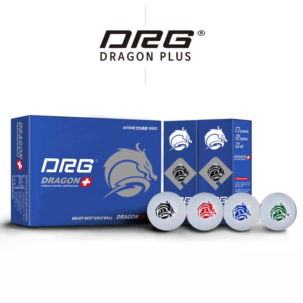 DRAGON PLUS 비거리에 컨트롤을 더하다 3PC (12알 구성)