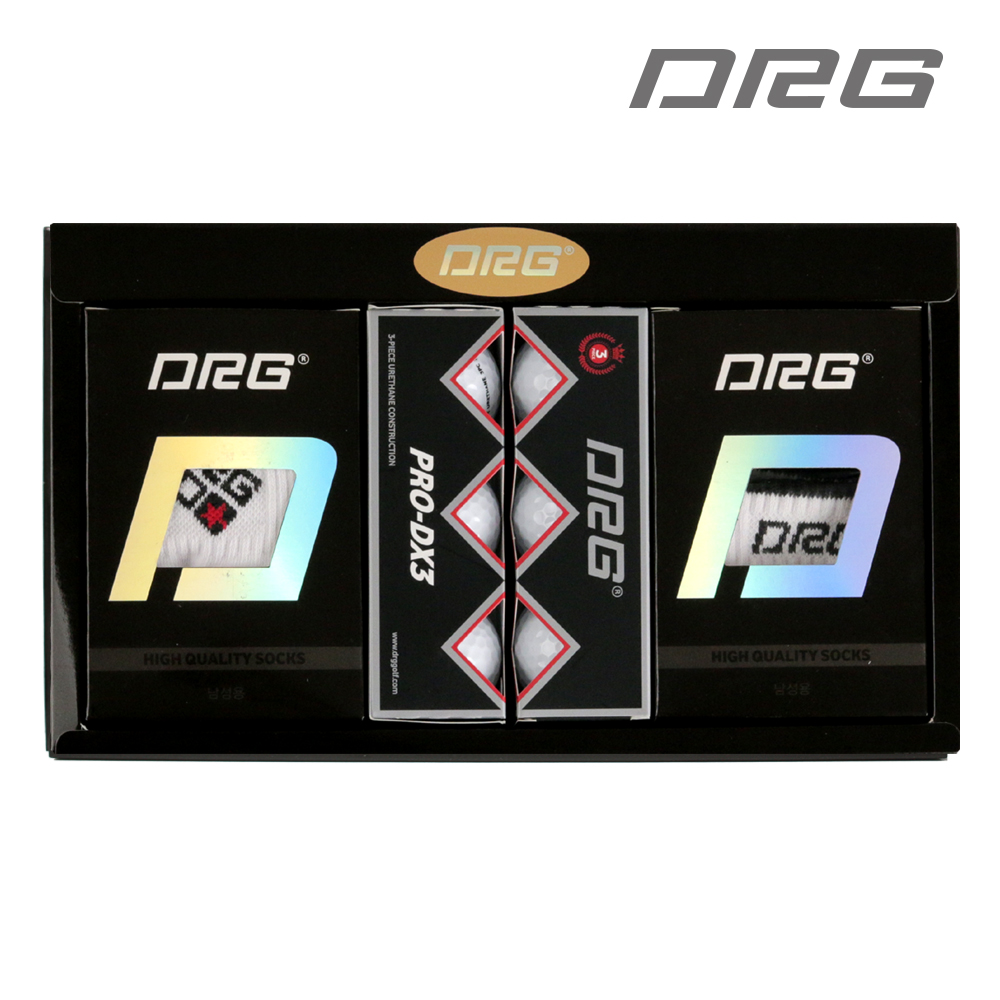 [골라담는 기프트세트] 우레탄 PRO-DX3 6구 + 골프양말 2족 or 토시 2세트